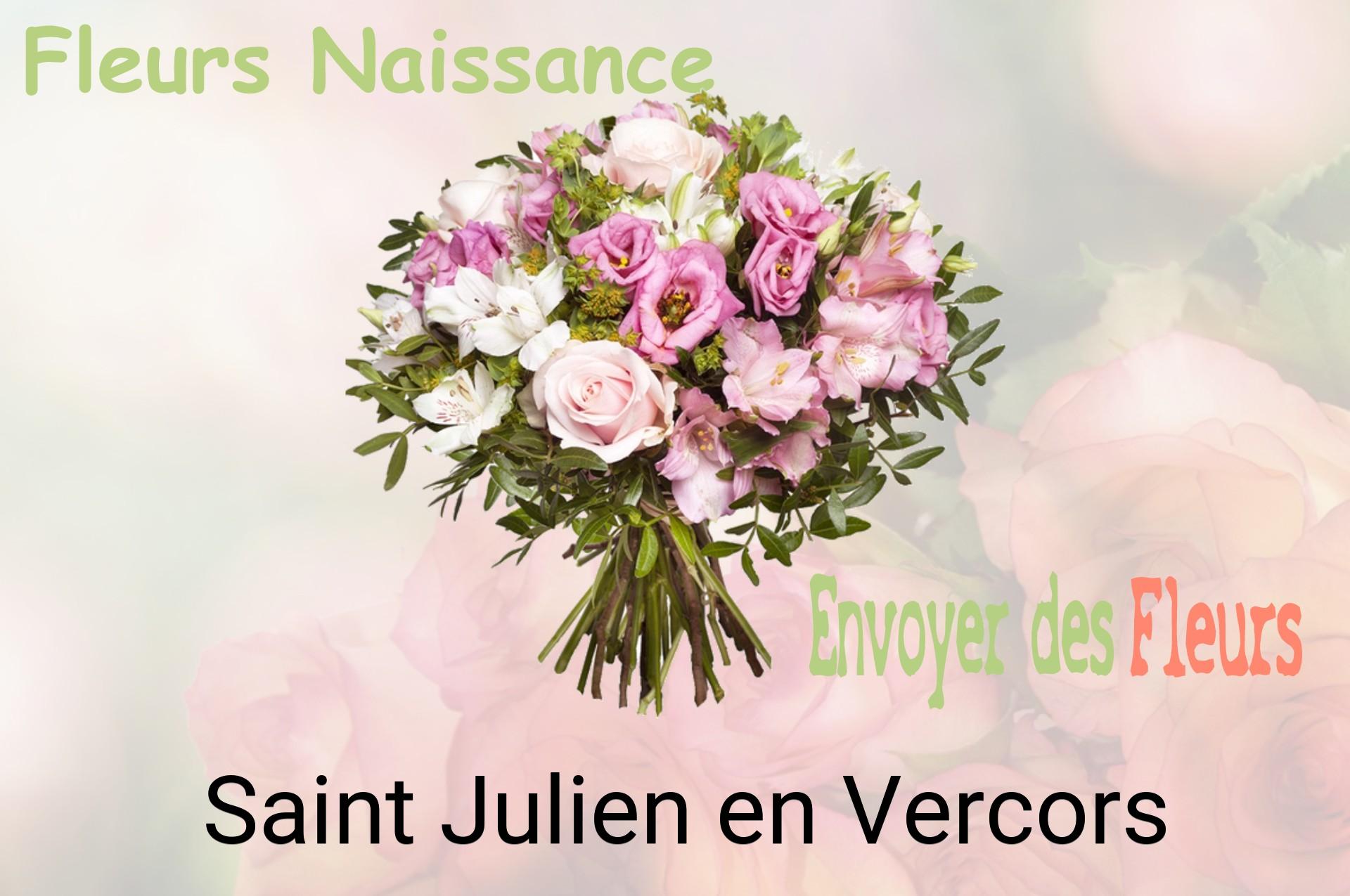 Bouquet de fleurs de naissance livré à Saint-Julien-en-Vercors