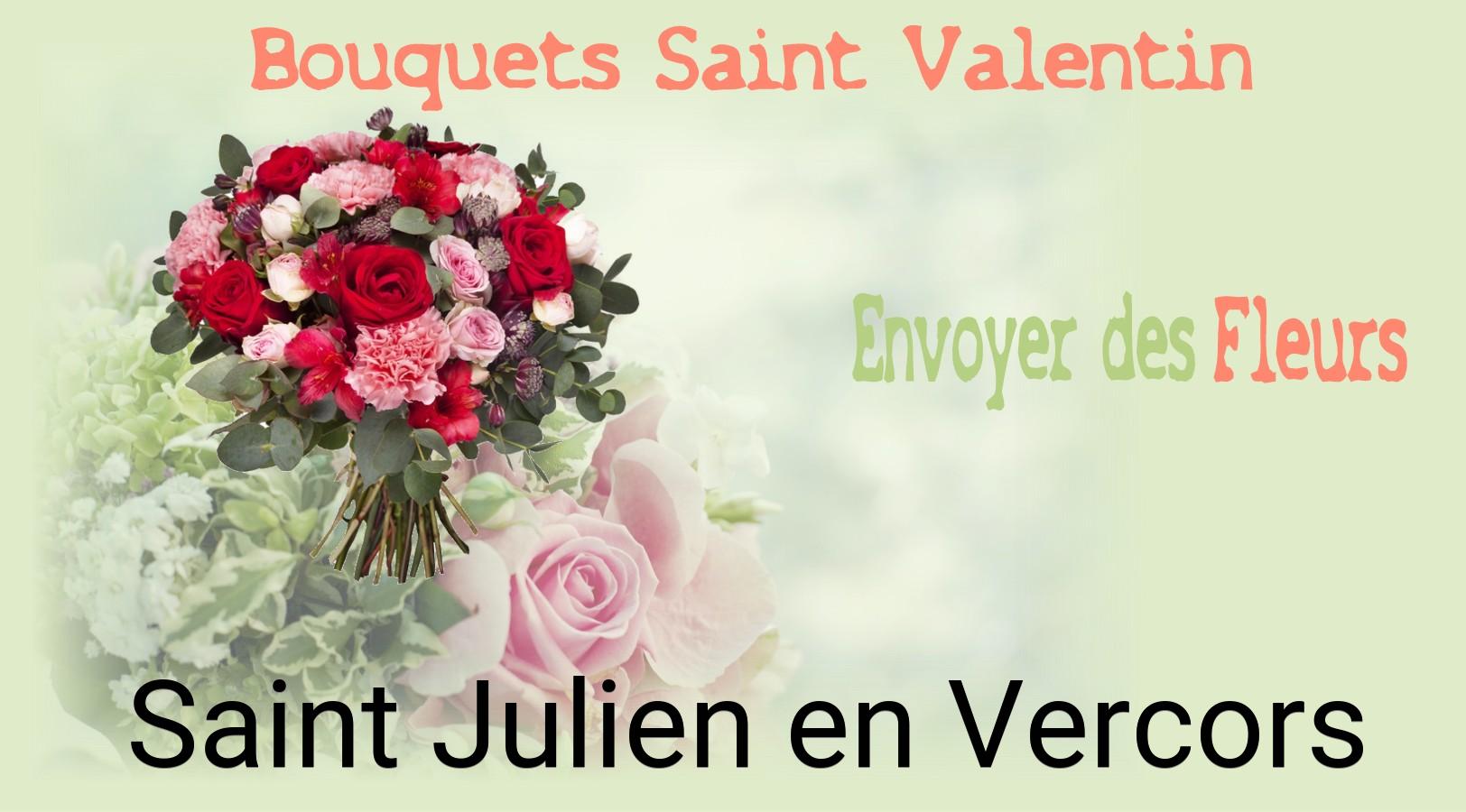 Roses de Saint-Valentin livrées à Saint-Julien-en-Vercors